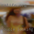 Couple looking women