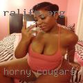 Horny cougars looking